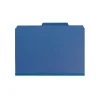 Smead Pressboard File Folder, 1/3-Cut Tab, 1" Expansion, Letter Size, Dark Blue, 25/Box (21541)