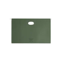 Smead Recycled Hanging File Pocket, 1.75" Expansion, Legal Size, Standard Green, 25/Box (64318)