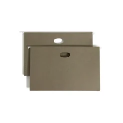 Smead Recycled Hanging File Pocket, 3 1/2" Expansion, Legal Size, Standard Green, 10/Box (64326)