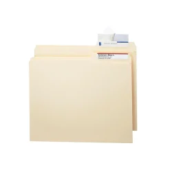 Smead Seal & View® Label Protectors, 3-1/2" x 1-11/16", Clear, 100/Pack (67600)