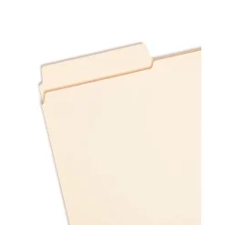Smead SuperTab Reinforced File Folder, 3 Tab, Legal Size, Manila, 100/Box (15395)