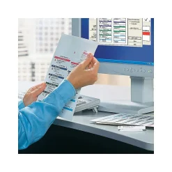 Smead Viewables Premium 3D Hanging Folder Tabs & Labels, White, Bulk Pack (64910)