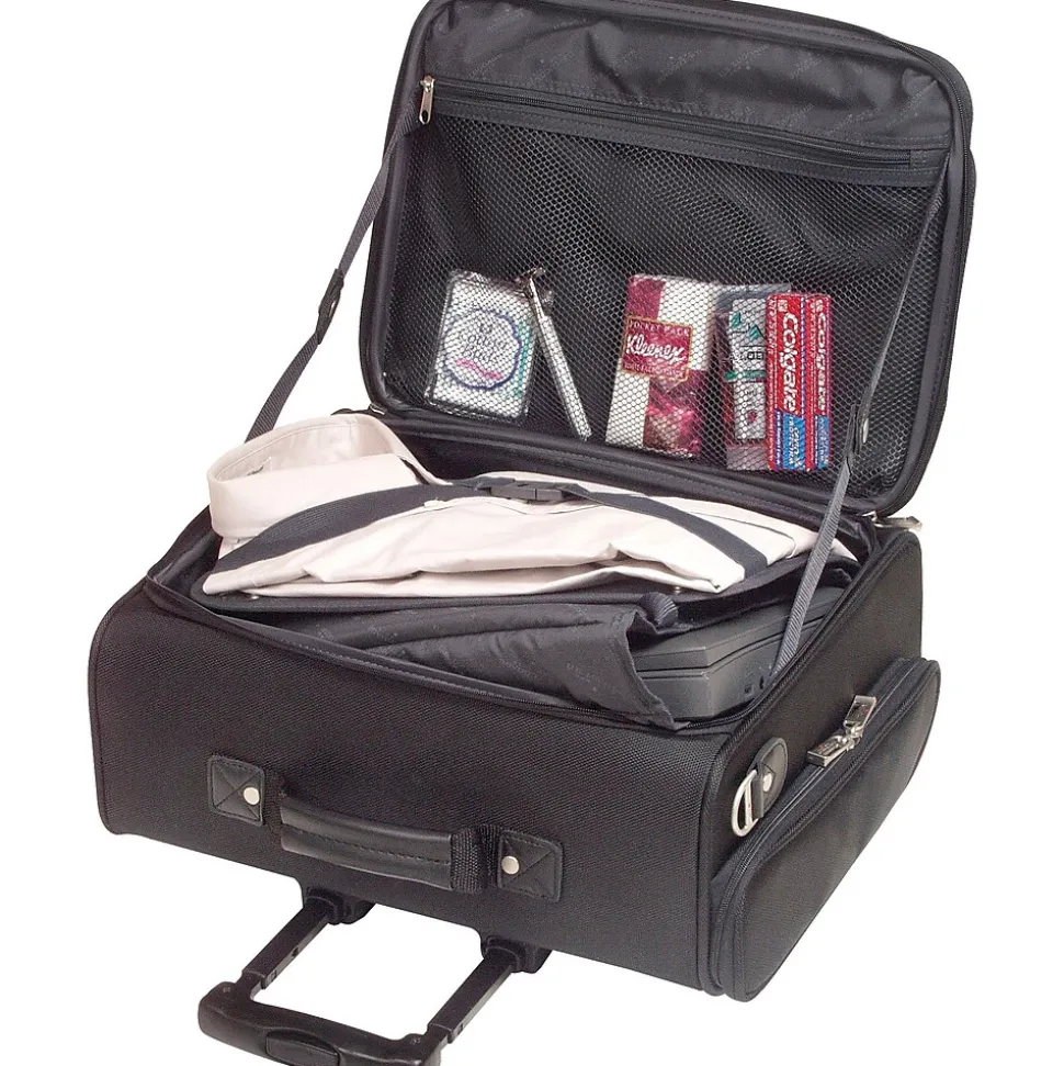 Solo New York 15.6" Polyester Rolling Laptop Bag, Black (B64-4)