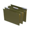 Staples® 95% Recycled Hanging File Folders, 1/3-Cut Tab, Letter Size, Standard Green, 25/Box (ST116806/116806)