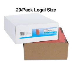 Staples 60% Recycled Pressboard Classification Folder, 3-Dividers, 3.5