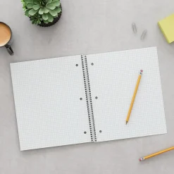 Staples Accel 1-Subject Subject Notebook, 8-1/2