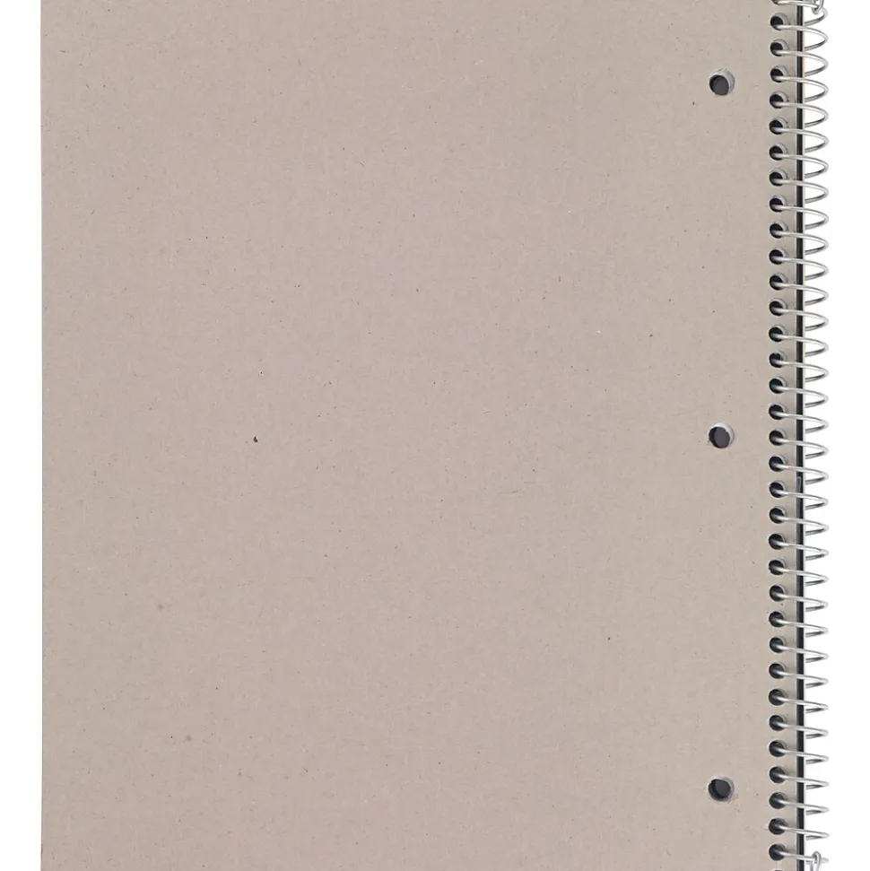 Staples Accel 1-Subject Subject Notebook, 8-1/2" x 11", Graph Ruled, Assorted, 12/Pack (25855CT)