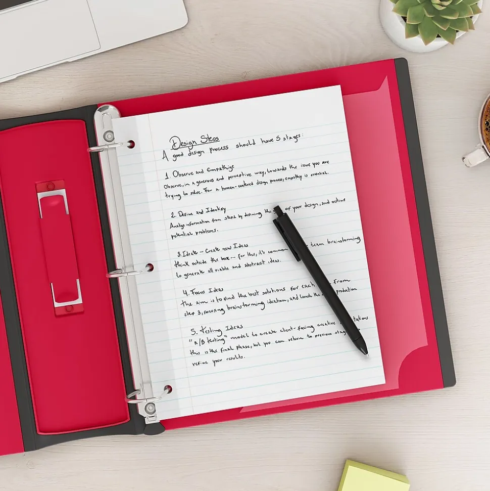 Staples College Ruled Filler Paper, 8.5" x 11", 100 Sheets/Pack (TR16183)