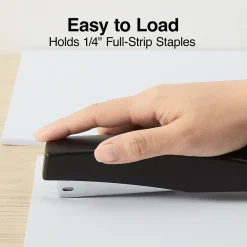 Staples® Combo Pack Desktop Stapler, 20-Sheet Capacity, Staples Included, Black (ST24548/24548)