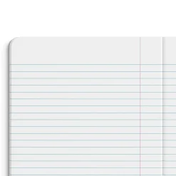 Staples Composition Notebook, 7.5" x 9.75", College Ruled, 80 Sheets, Black (ST55083)