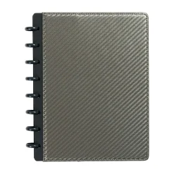 Staples® Customizable Arc Notebook System, 5" x 8", Narrow Ruled, 60 Sheets, Assorted Carbon Fiber Colors, (51526)