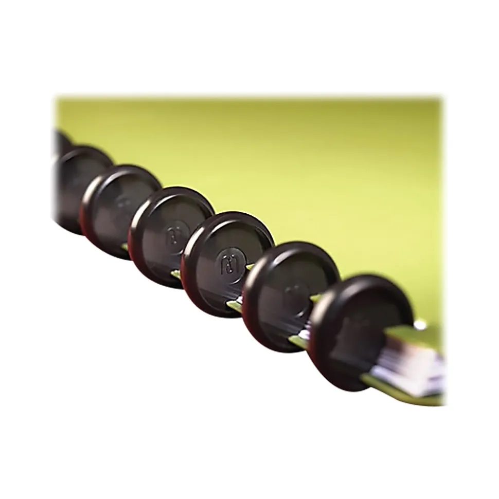 Staples® Customizable Arc Notebook System, 9.38" x 11.25", Narrow Ruled, 60 Sheets, Black with Butterflies (28002)