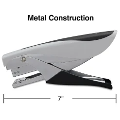 Staples Deluxe Plier Stapler, 20 Sheet Capacity, Black/Gray (24546/17584)