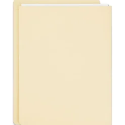 Staples End Tab File Folder, Straight Cut, Letter Size, Manila, Reinforced Tab, 50/Box (ST62572)