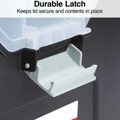 Staples File Box File Portable Tote, Letter Size, Black (140164/111108)