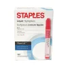 Staples® Fluent LQ™ Highlighters, Pink, 12pk
