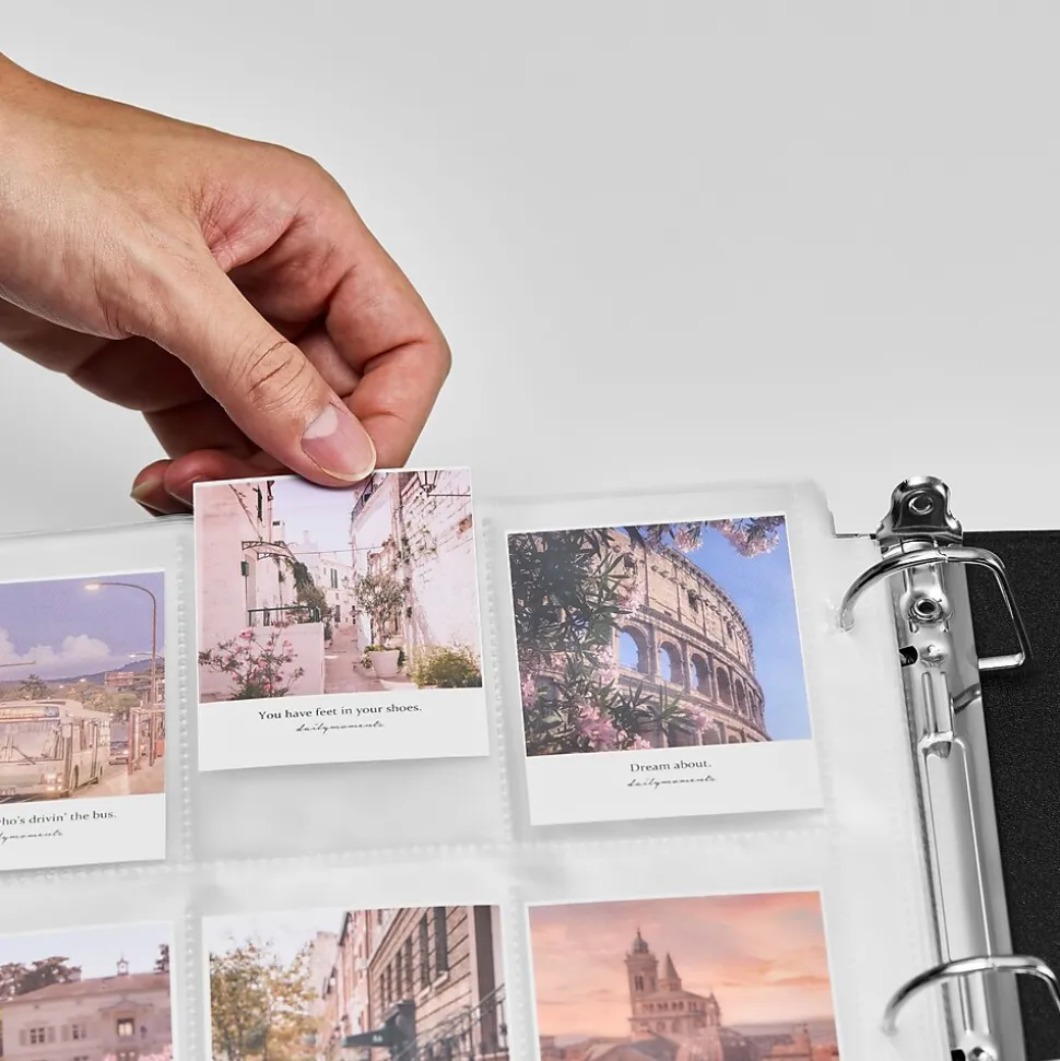 Staples Heavy Weight Trading Card Pages, 8.5" x 11", Clear, 50/Pack (51511)