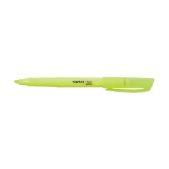 Staples Hype Stick Highlighters, Chisel, Yellow, 5/Pack (29346)
