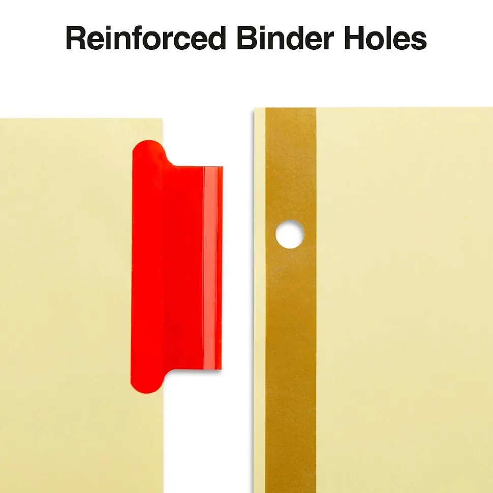 Staples Large Tab Insertable Dividers, 5-Tab, Assorted Colors, 4/Pack (13515/14481)