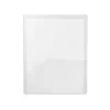 Staples 2-Pocket Plastic Presentation Folder, Clear (ST26382-CC)