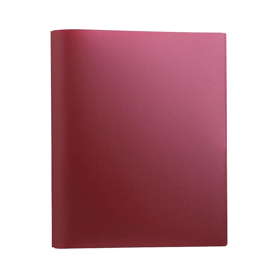 Staples 2-Pocket Presentation Folder, Burgundy (21611-CC/20649)