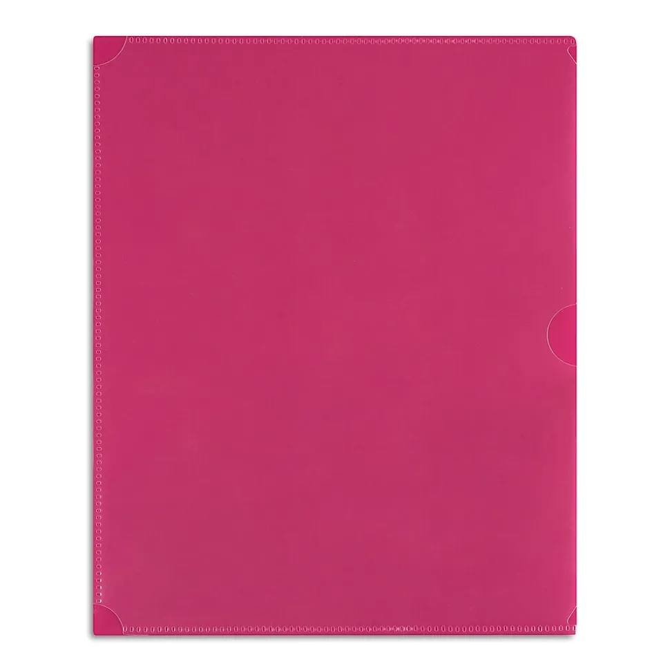 Staples Poly 2-Pocket View Folder, Assorted Colors (23868)
