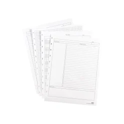Staples Premium Arc Notebook System Refill Paper, 8.5