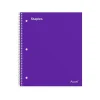 Staples Premium 1-Subject Notebook, 8.5" x 11", College Ruled, 100 Sheets, Purple, 12 Notebooks/Carton (TR20954CT)