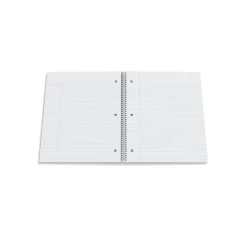 Staples Premium 1-Subject Notebook, 8.5" x 11", College Ruled, 100 Sheets, Red, 12 Notebooks/Carton (ST20952CT)