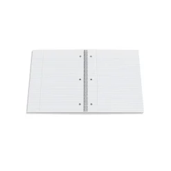 Staples Premium 1-Subject Notebook, 8.5" x 11", College Ruled, 100 Sheets, Black, 12 Notebooks/Carton (ST20950CT)