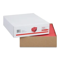 Staples Reinforced File Folders, 1/3-Cut Tab, Letter Size, Red, 100/Box (ST508978-CC)