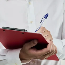 Staples® Retractable Ballpoint Pens, Medium Point, 1.0mm, Blue Ink, Dozen (50794-CC)