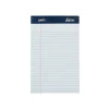 Staples Signa Notepads, 5" x 8", Wide Ruled, White, 50 Sheets/Pad, 12 Pads/Pack (18128/18128STP)