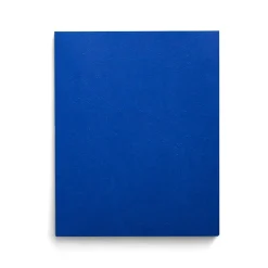 Staples Smooth 2-Pocket Paper Folder with Fasteners, Blue, 25/Box (50774/27542-CC)