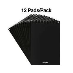 Staples Steno Pads, 6