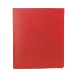 Staples Tri-Fold Folders, Red, 5/Pack (23300)