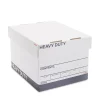 Staples Triple Wall Heavy Duty File Box, Lift Off Lid, Letter/Legal, White/Gray, 12/Carton (TR59220)