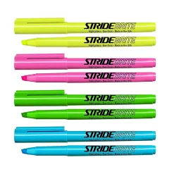 StrideBrite Stick Highlighters, Chisel Tip, Assorted Colors, 24/Pack (47024)