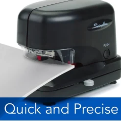 Swingline Cartridge Electric Desktop Stapler, 30 Sheet Capacity, Black (69008)