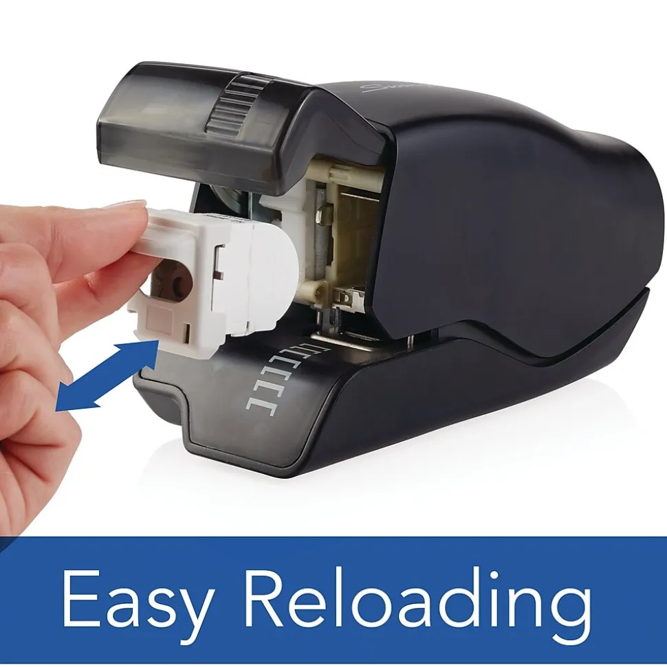 Swingline 502e Desktop Cartridge Electric Stapler, 20-Sheet Capacity, Black (50202)