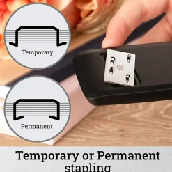 Swingline Eco Friendly Desktop Stapler, 15-Sheet Capacity, Black (54501)