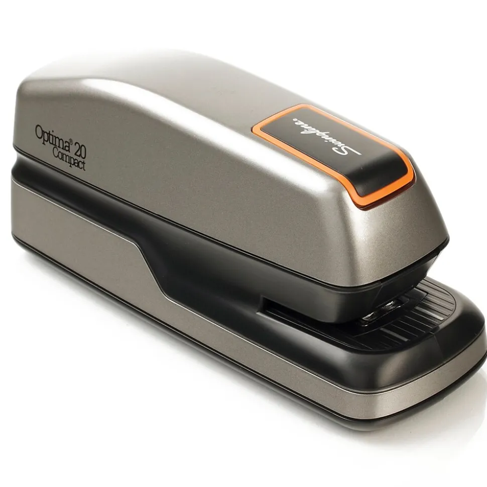 Swingline Optima 20 Compact Stapler, 20-Sheet Capacity, Staples Included, Gray/Silver (48207)