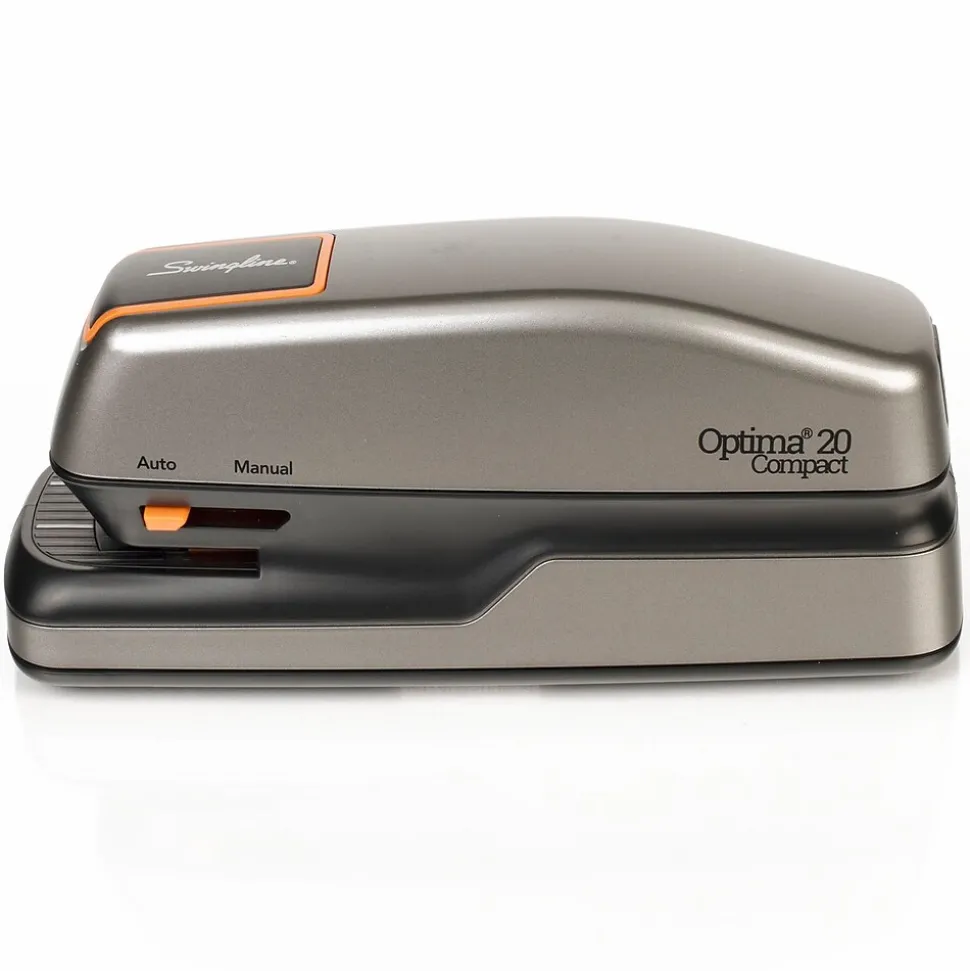 Swingline Optima 20 Compact Stapler, 20-Sheet Capacity, Staples Included, Gray/Silver (48207)