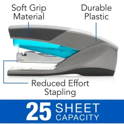 Swingline Optima Stapler, 25 Sheet Capacity, Blue/Gray (66404)