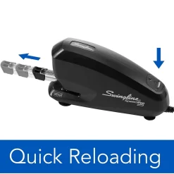 Swingline Speed Pro™ Electric Stapler Value Pack (Premium Staples & Staple Remover Included), 25 Sheet Capacity, Black (42140)