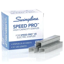 Swingline® Speed Pro™ High Capacity Staples, 3/8" Length, 210/Per Strip, 5,000/Per Box (35465)