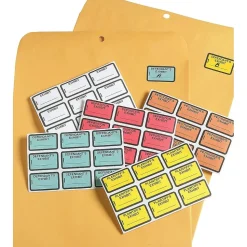 Tabbies Pre-Printed Labels - Defendant's Exhibit, Self-Adhesive, 1x1-5/8