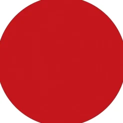 Tape Logic 1" Circle Inventory Label, Red, 500/Roll