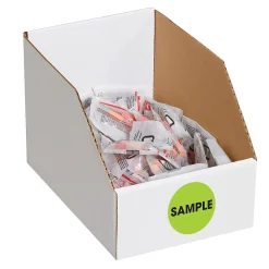 Tape Logic 2" Circle "Sample" Label, Fluorescent Green, 500/Roll