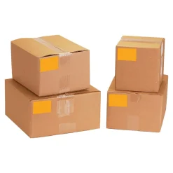 Tape Logic 6" x 3" Rectangle Inventory Label, Fluorescent Orange, 250/Roll